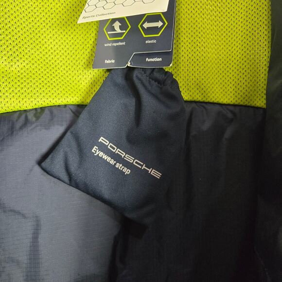 Porsche Drivers Selection Padded Windbreaker Jacket Blue Waterproof Large Mens - Picture 13 of 16